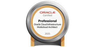 Oracle Cloud Infrastructure 2025  Certified Multicloud Architect Professional